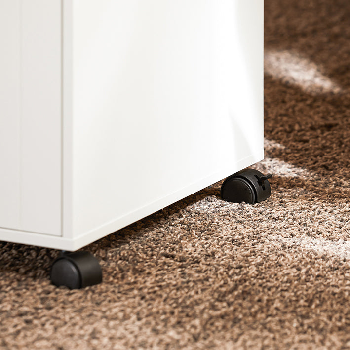 SoBuy | Caisson mobile | Chariot de bureau | Table d'appoint | Chariot de classement | Support d'imprimante | ASK03-W