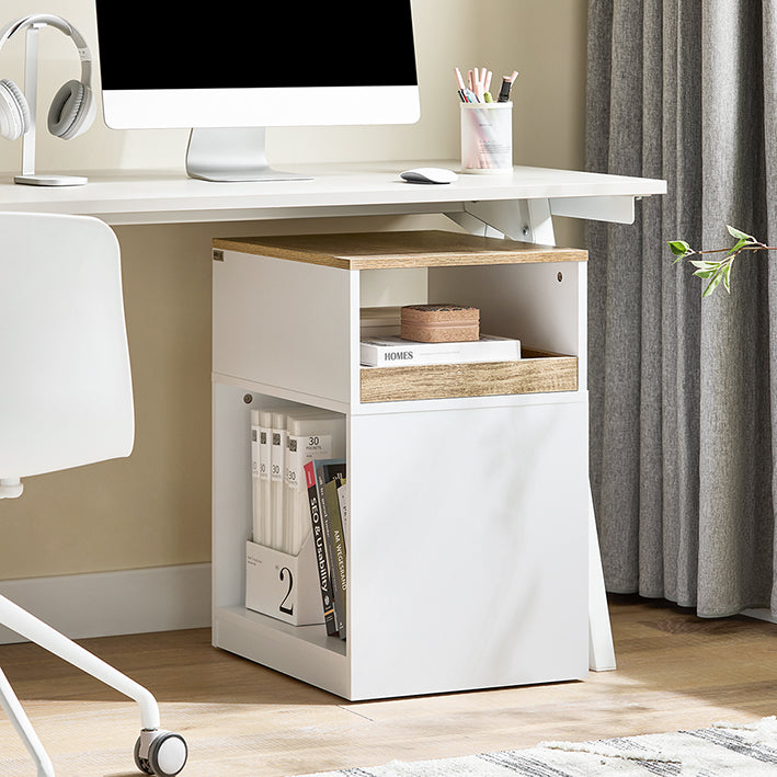 SoBuy | Comodino | Tavolino | Mobile schedario | Armadietto da ufficio | ASK08-WN