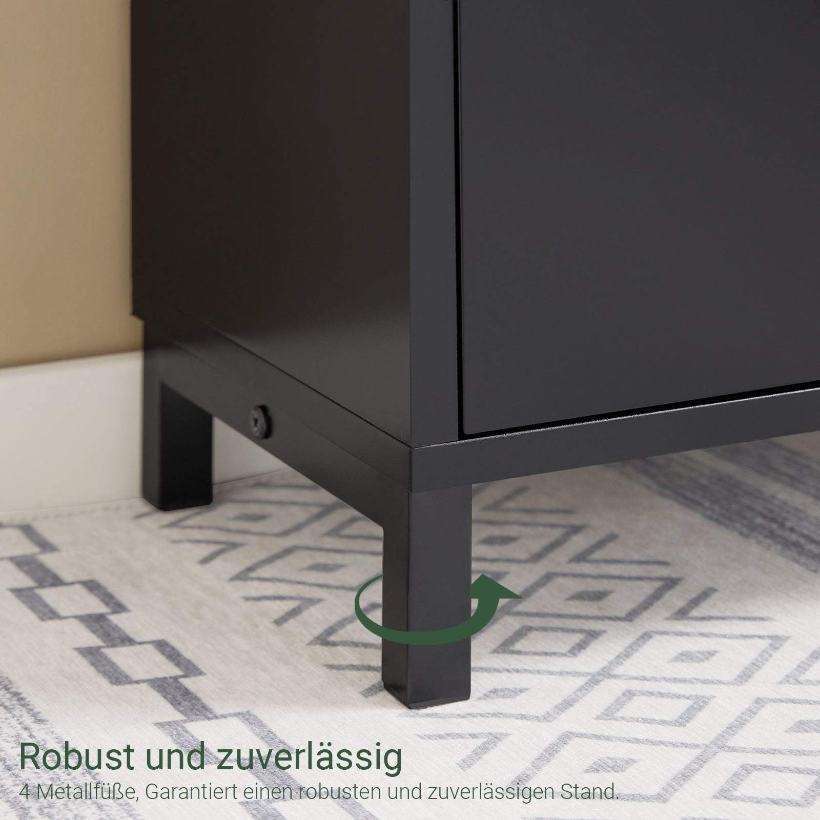 SoBuy | Schuhkipper mit 1 Klappe | Schuhschrank schmal | Schuhkommode | Schwarz | FSR151-K-SCH