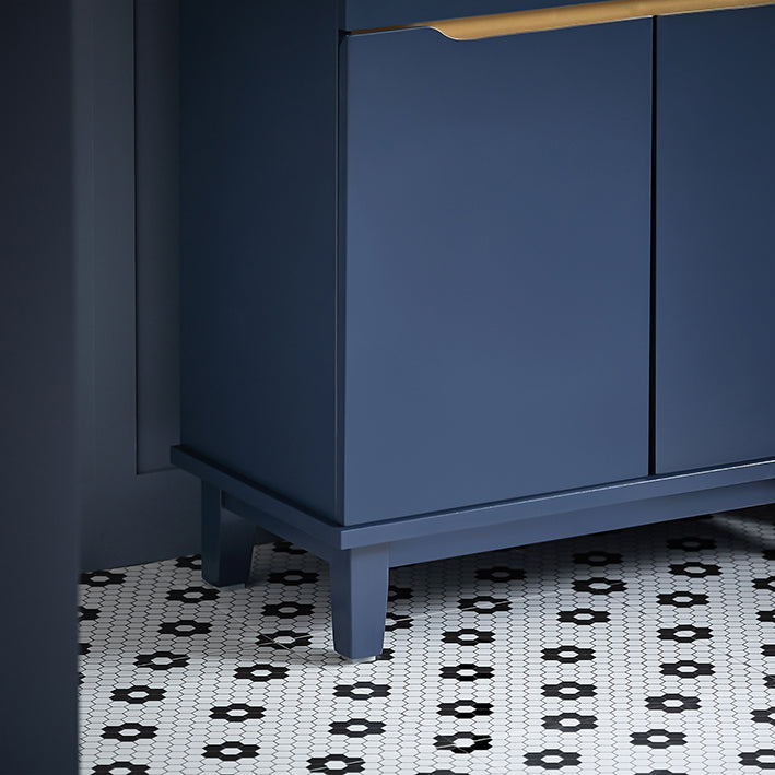 SoBuy | Mobile sottolavabo | Mobile bagno | Lavabo | Blu | BZR113-B