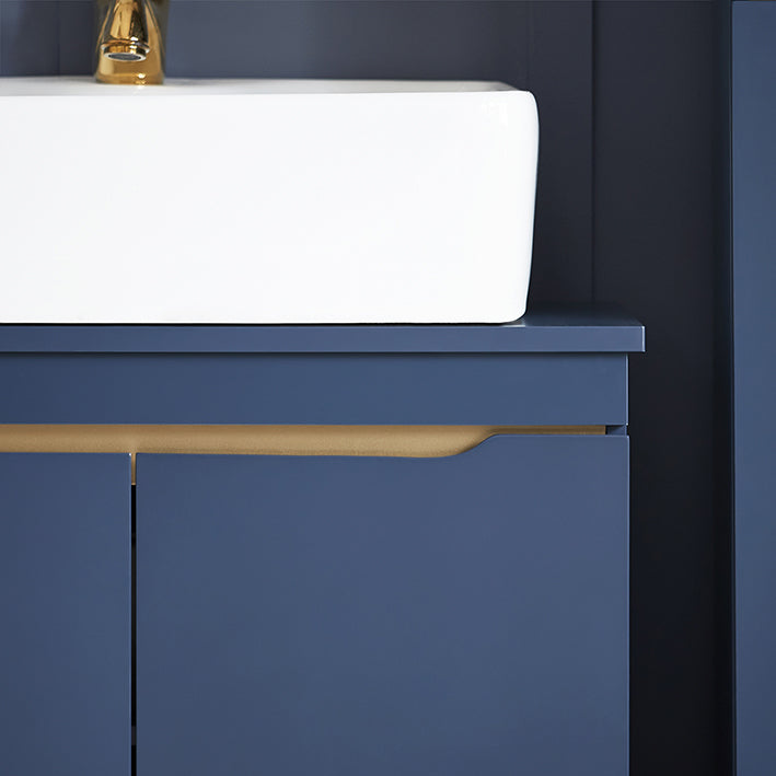 SoBuy | Mobile sottolavabo | Mobile bagno | Lavabo | Blu | BZR113-B