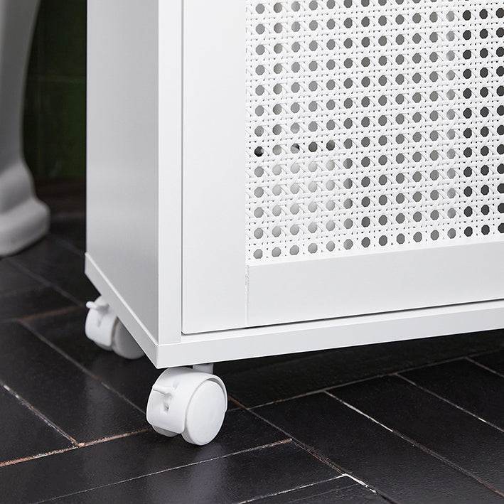 SoBuy | Étagère de Niche | Meuble de Cuisine | Chariot de Rangement | Meuble de Salle de Bain | Blanc | BZR119-W