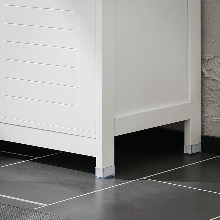 SoBuy | Mobile bagno | Armadietto da bagno | Mobili da bagno | Credenza | Armadio da corridoio | Bianco | BZR121-W
