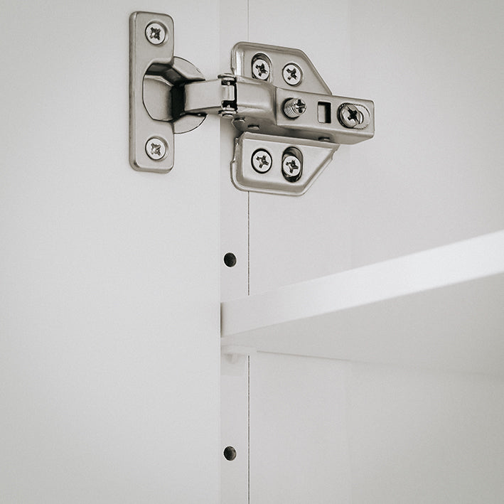SoBuy | Mobile bagno | Armadietto da bagno | Mobili da bagno | Credenza | Armadio da corridoio | Bianco | BZR121-W