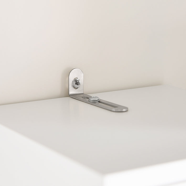 SoBuy | Armadio Alto con 5 Ripiani | Mobiletto Bagno | Scaffale Bagno | Mobile Bagno Bianco | BZR160-W