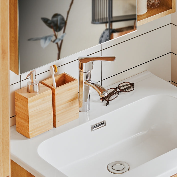 SoBuy | Mobile sottolavabo | Lavabo Naturale | Base con lavabo | BZR172-N
