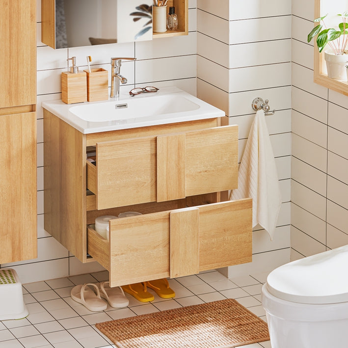 SoBuy | Mobile sottolavabo | Lavabo Naturale | Base con lavabo | BZR172-N