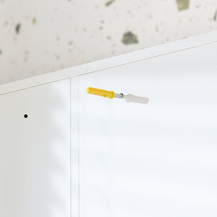 SoBuy | Armoire murale avec 1 porte miroir | Armoire miroir | Miroir | Armoire murale | Blanc | BZR184-W