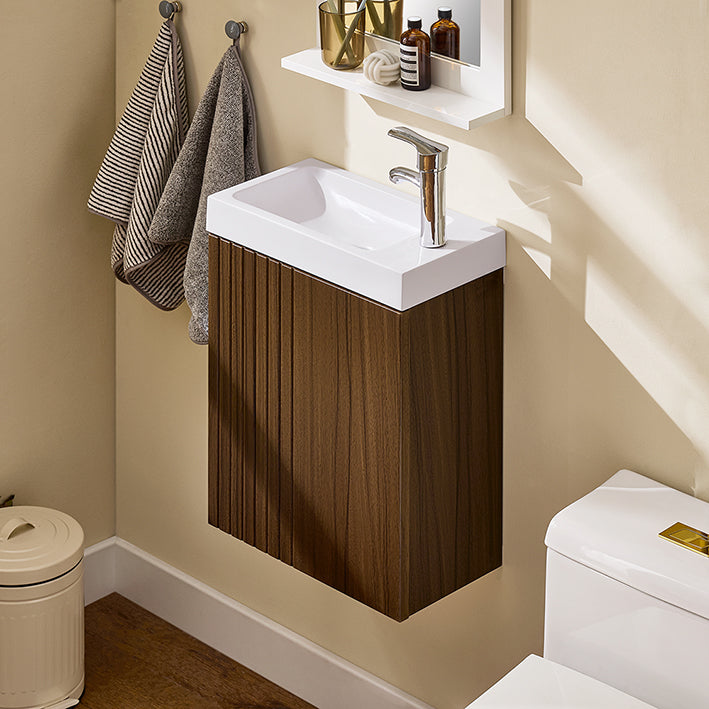 Prevendita | SoBuy | Mobile sottolavabo | Mobile lavabo | Mobile da bagno Marrone | BZR196-BR