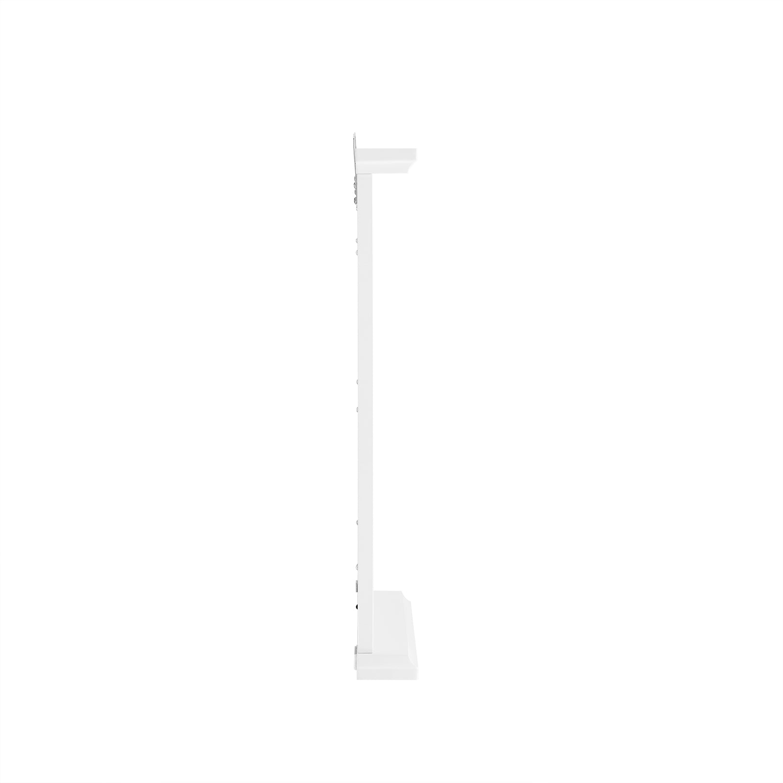 SoBuy | Specchio da Bagno con Mensola | Specchio da Parete | Specchio Bianco | BZR212-W
