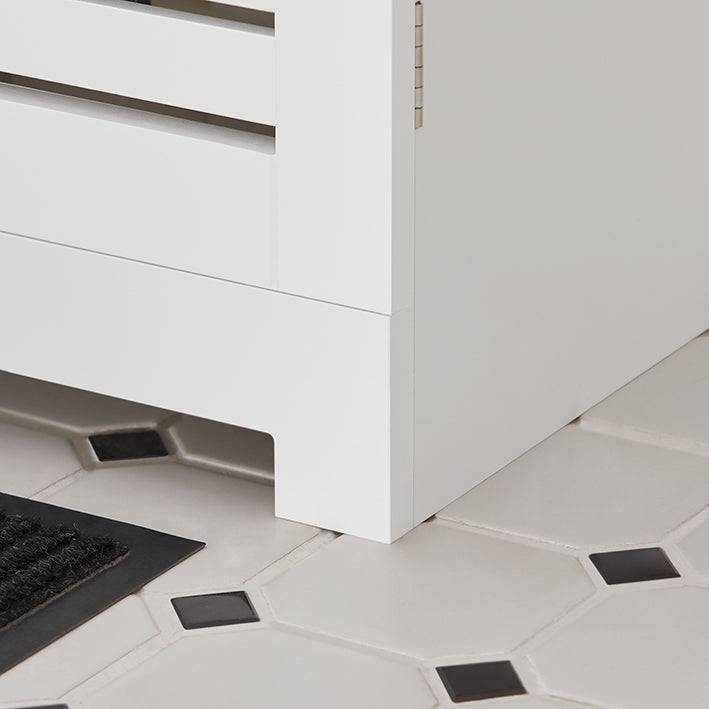 SoBuy | Meuble-lavabo | Armoire de salle de bain blanche | BZR40-W