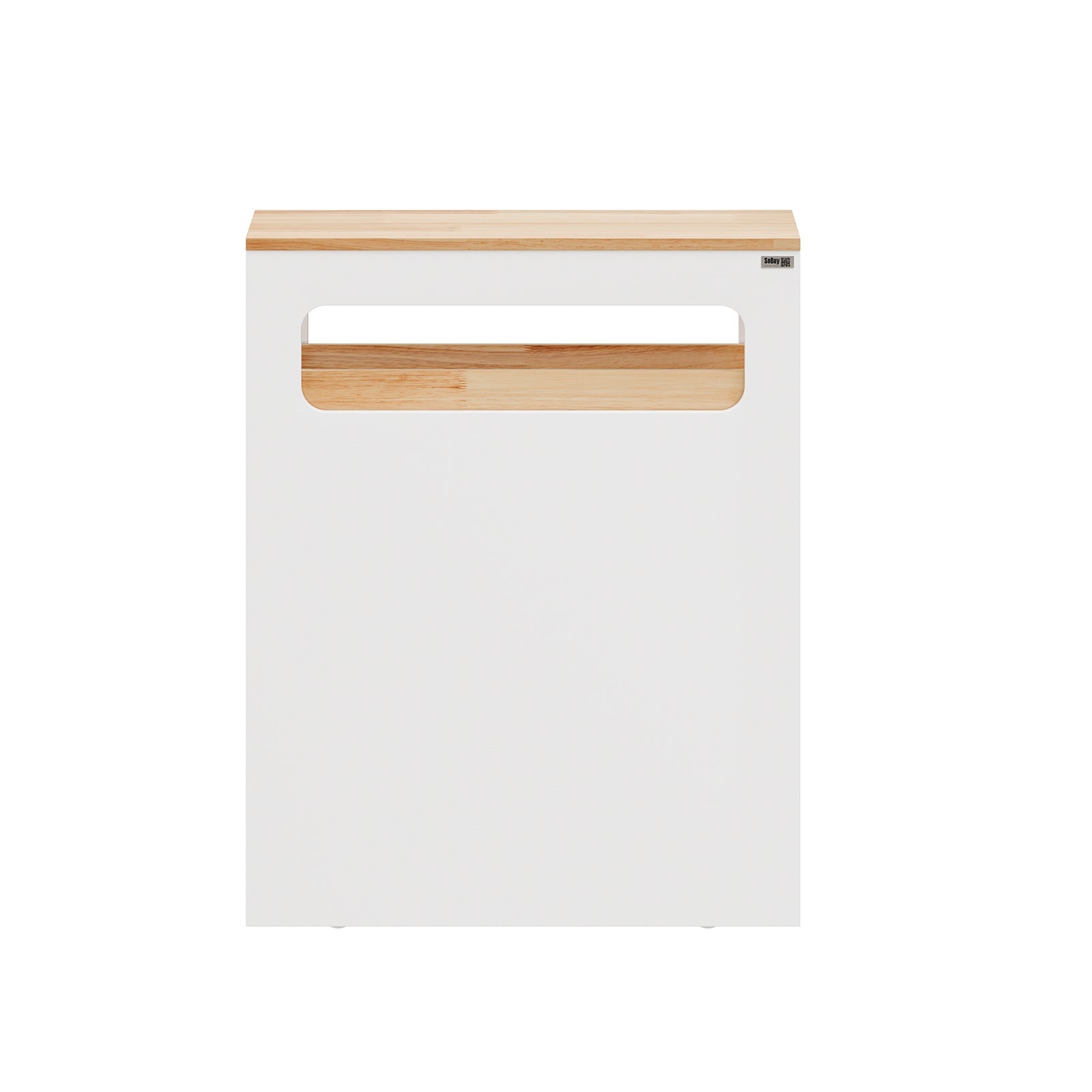 SoBuy Mobile Bagno Alto e Stretto con 3 Cassetti Bianco | BZR54-II-W