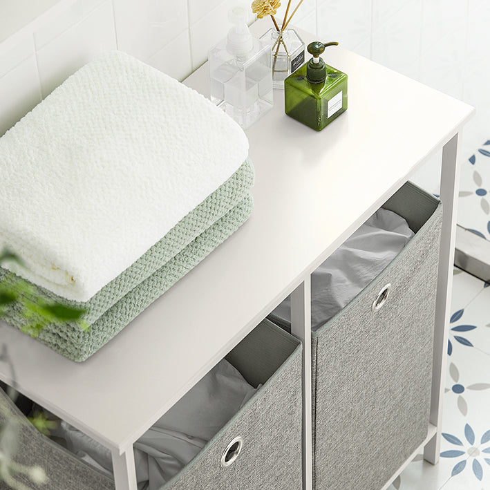 SoBuy | Panier à Linge | Collecteur de Linge | Armoire à Linge | BZR57-W