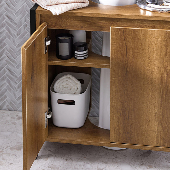 SoBuy | Meuble sous-vasque | Meuble de salle de bain | Meuble lavabo | BZR63-II-PF