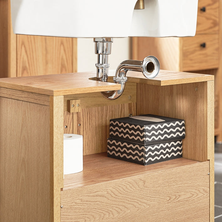 SoBuy | Meuble-lavabo | Armoire de salle de bain | Lavabo | BZR98-N