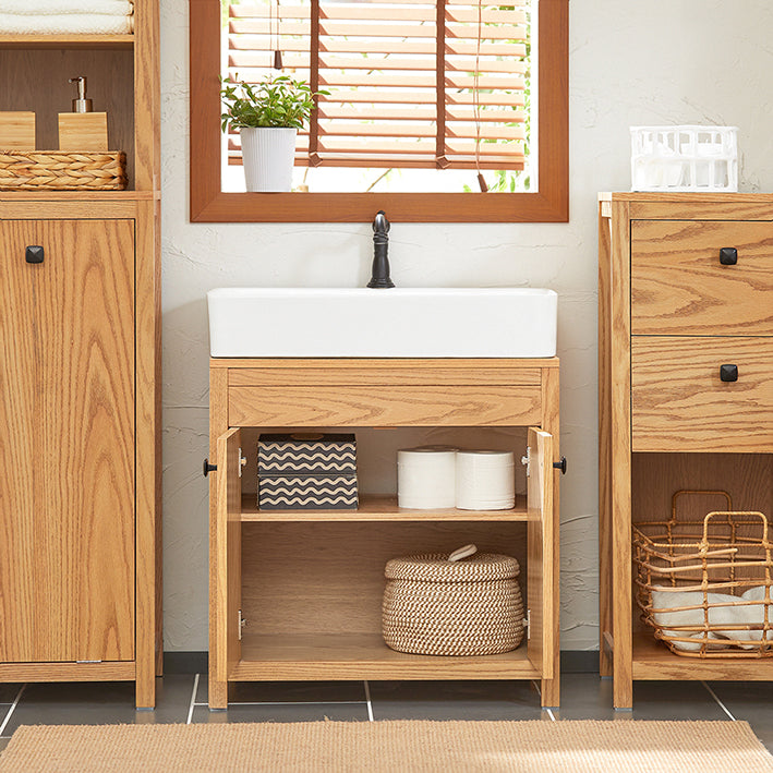 SoBuy | Mobile sottolavabo | Mobile bagno | Lavabo | BZR98-N