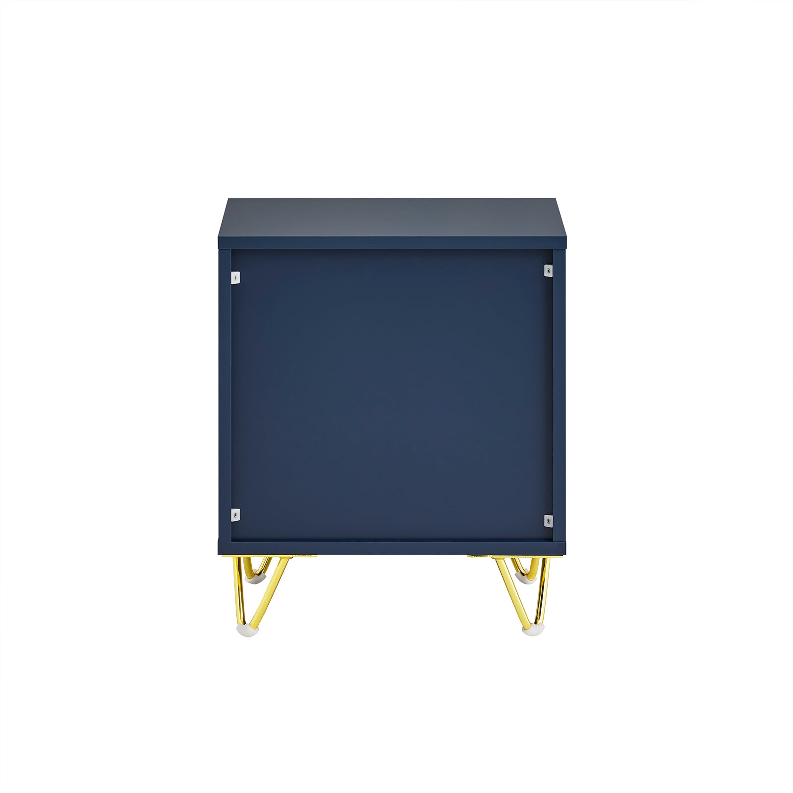 SoBuy | Table de chevet avec 2 tiroirs | Table d'appoint moderne pour canapé | Table d'appoint | Bleu | FBT115-B