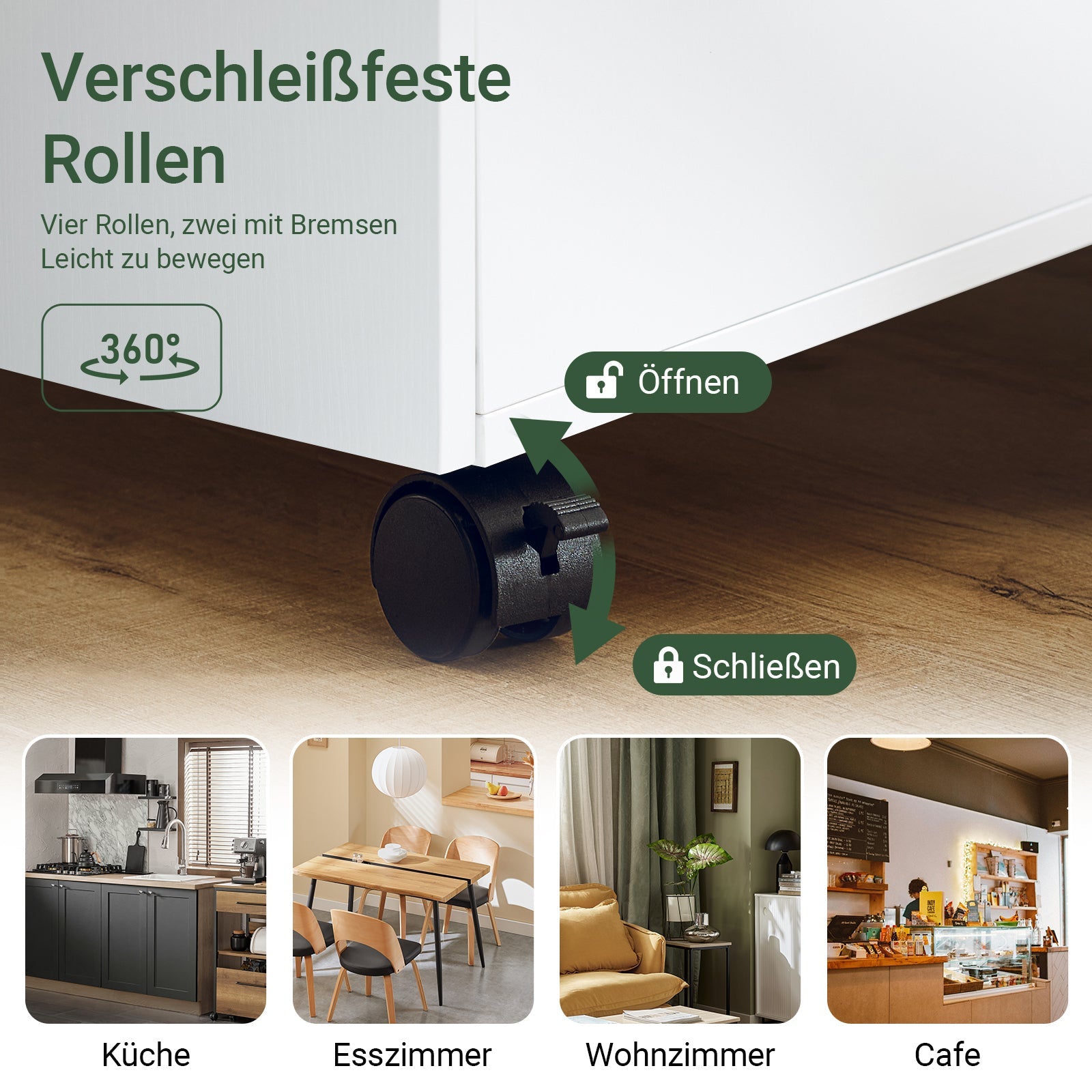 SoBuy | Comodino | Carrello da Bagno | Scaffale per Nicchia | Letto Boxspring | Tavolino Stretto | FBT155-WN