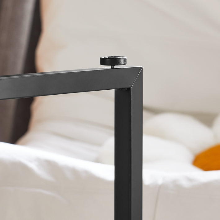 SoBuy | 2 tables gigognes | Table basse | Table d'appoint noire | FBT42-N