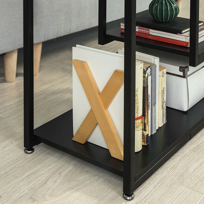 SoBuy | Table d'appoint | Table basse en verre | Table basse noire | FBT65-SCH