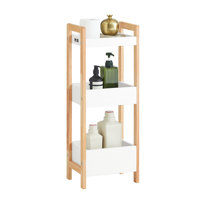 Prevendita | SoBuy | Scaffale da bagno | Scaffale piccolo | Scaffale portaoggetti bianco | FRG226-WN