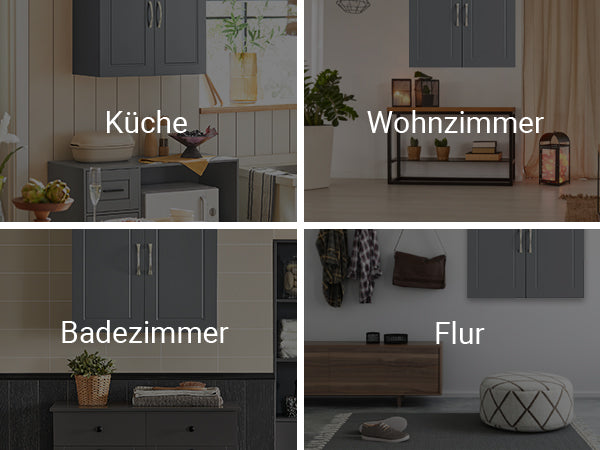 SoBuy | Armoire murale | Armoire suspendue | Meuble de salle de bain gris | Armoire à pharmacie | FRG231-DG