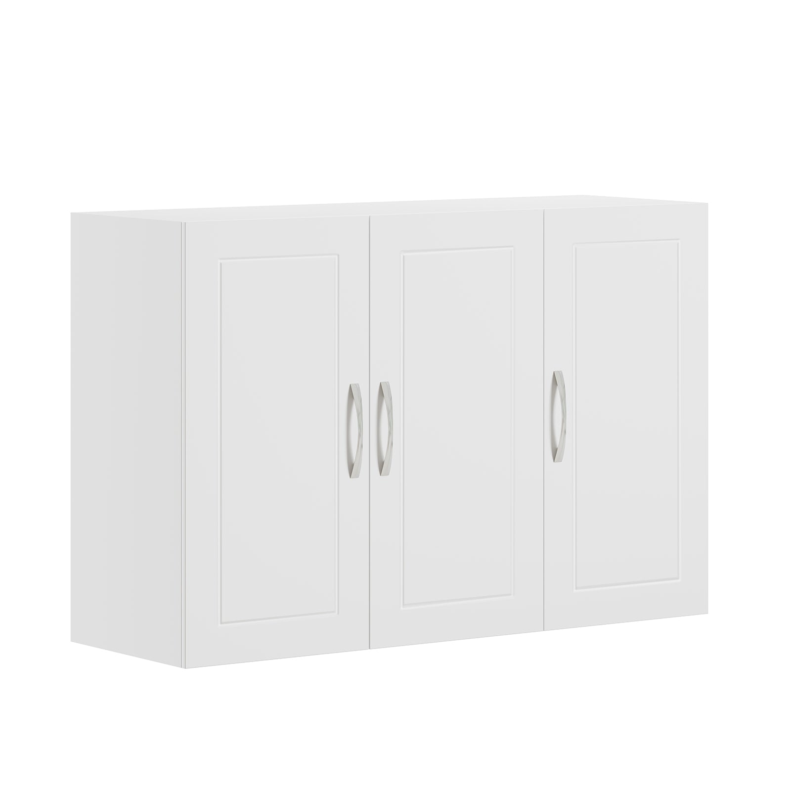 SoBuy | Hängeschrank mit 2 Türen | Badschrank | Wandschrank | Weiß | FRG231-L-W