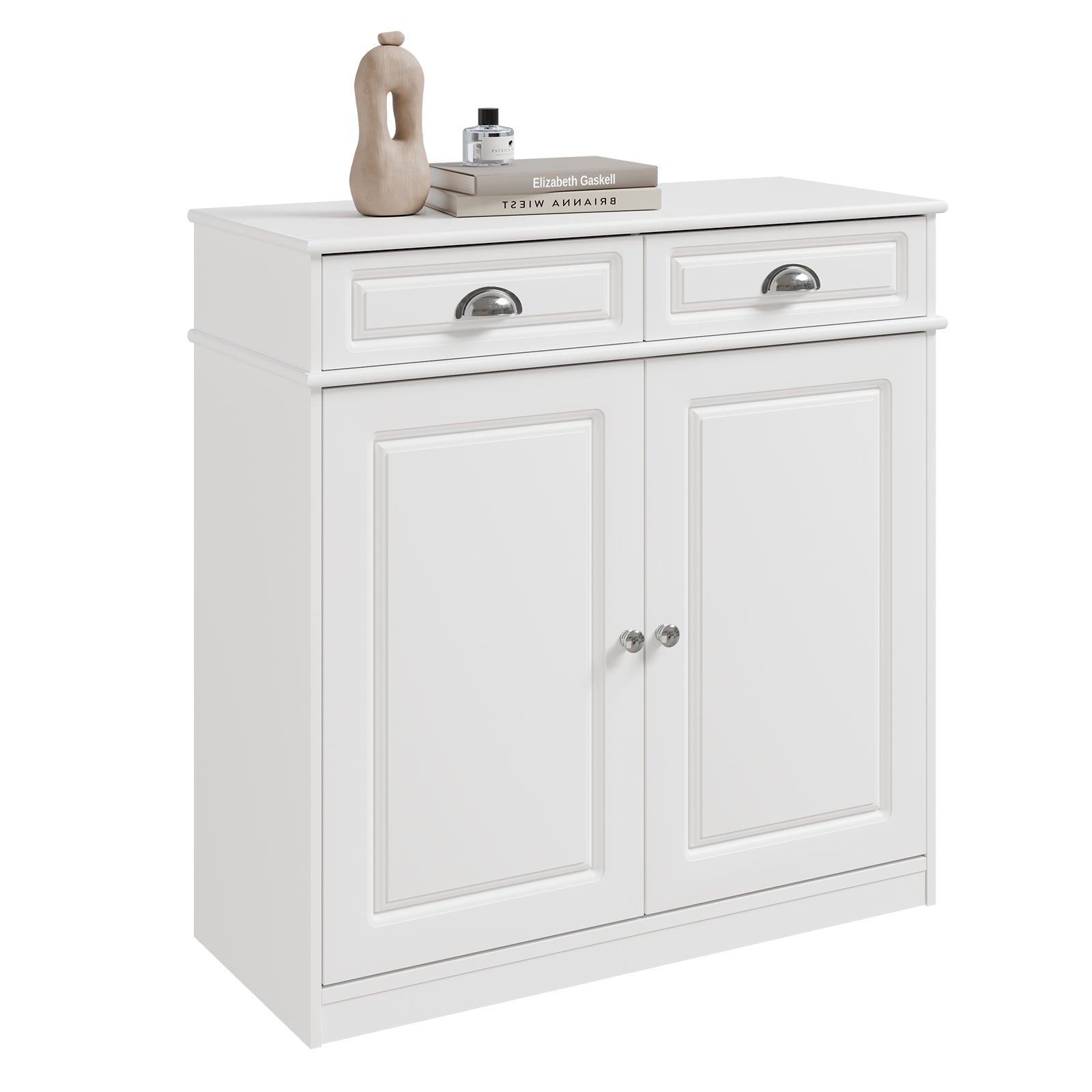 Vorverkauf | SoBuy | Schuhschrank | Sideboard | Schuhkipper für 12-15 Paare Schuhe | FSB104-W