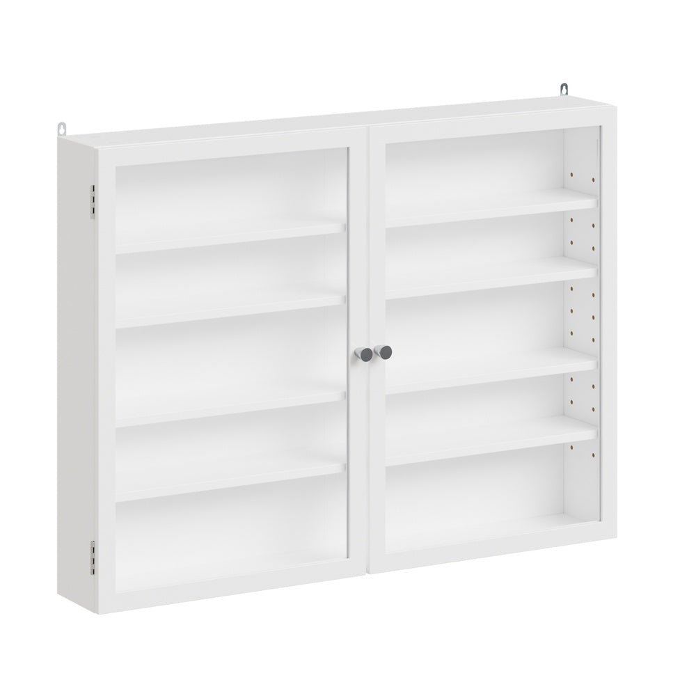 SoBuy | Hängevitrine Weiß Schmal 12cm Tief | FSB113-W