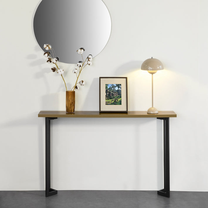 SoBuy | Consolle | Tavolo da ingresso | Tavolino d'appoggio in metallo | Credenza | FSB50-PF