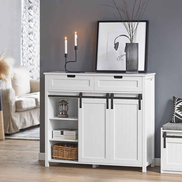 SoBuy | Credenza da Cucina | Sideboard | Mobile da Ingresso | Cassettiera | FSB74-W