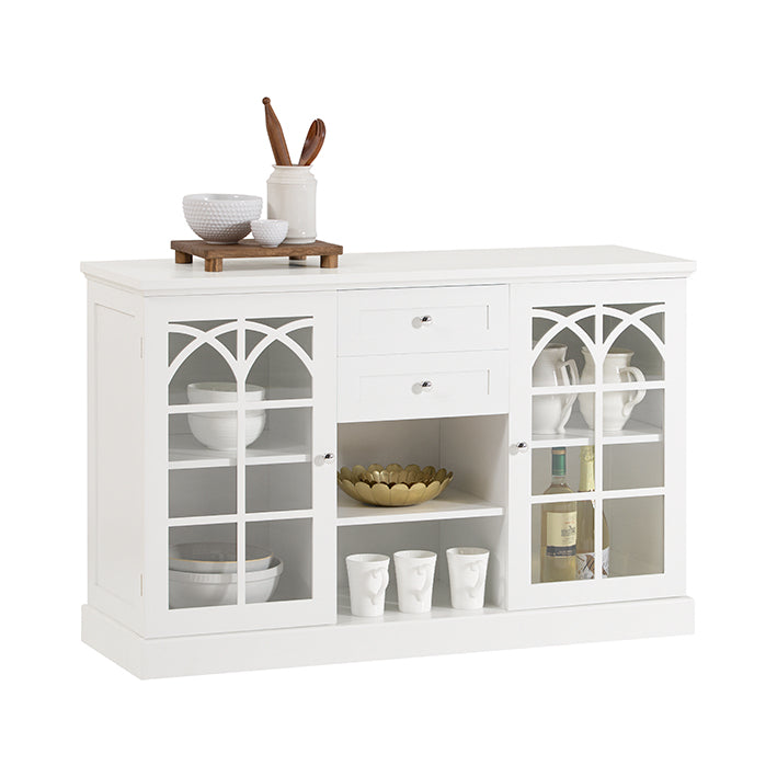 SoBuy | Armadietto da cucina | Credenza | Mobile da ingresso | Cassettiera | FSB79-W