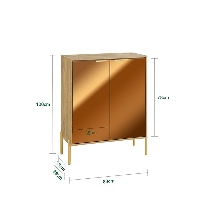 SoBuy | Mobile contenitore | Credenza | Mobile da ingresso | Scarpiera | FSB96-G