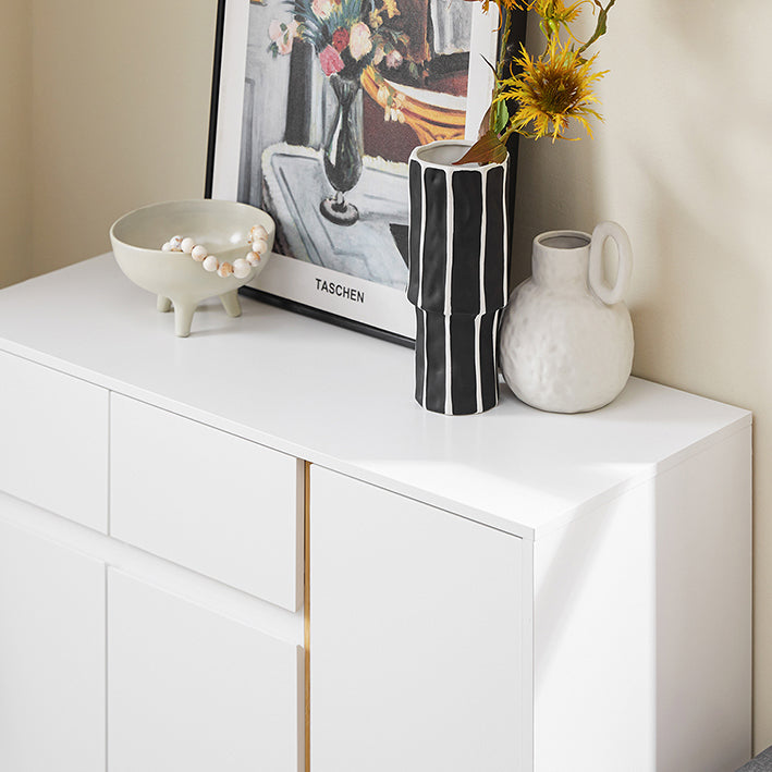 SoBuy | Meuble à chaussures | Buffet | Meuble d'entrée | Commode | Meuble de cuisine | FSR190-WN