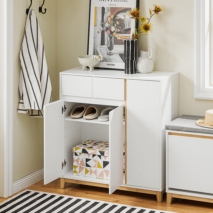 SoBuy | Meuble à chaussures | Buffet | Meuble d'entrée | Commode | Meuble de cuisine | FSR190-WN