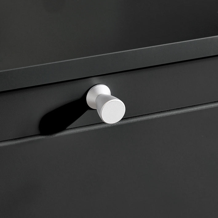 SoBuy | Meuble à chaussures | Rangement à chaussures à 2 portes | Coffre à chaussures noir | FSR99-SCH