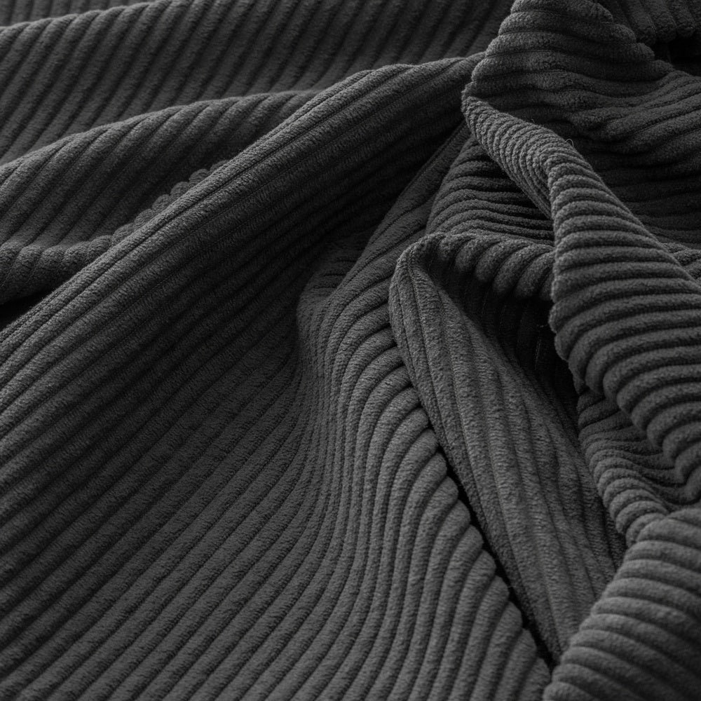 SoBuy | Schlafsofa klein mit Federkern & 2 Kissen Dunkelgrau | FST101-SCH