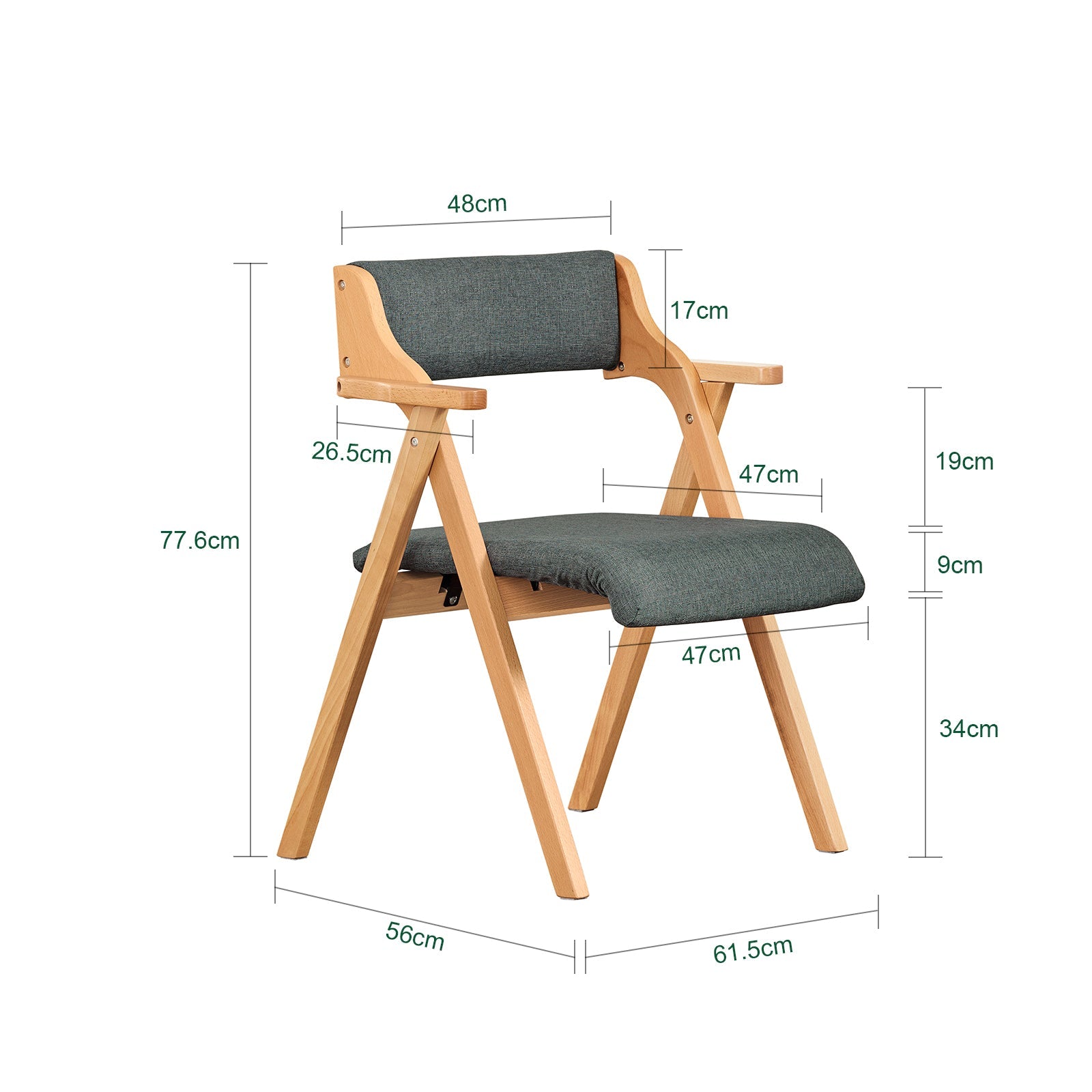Prévente | SoBuy | Chaise pliante | Chaise de cuisine | Chaise de bureau | Gris foncé | FST98-SG