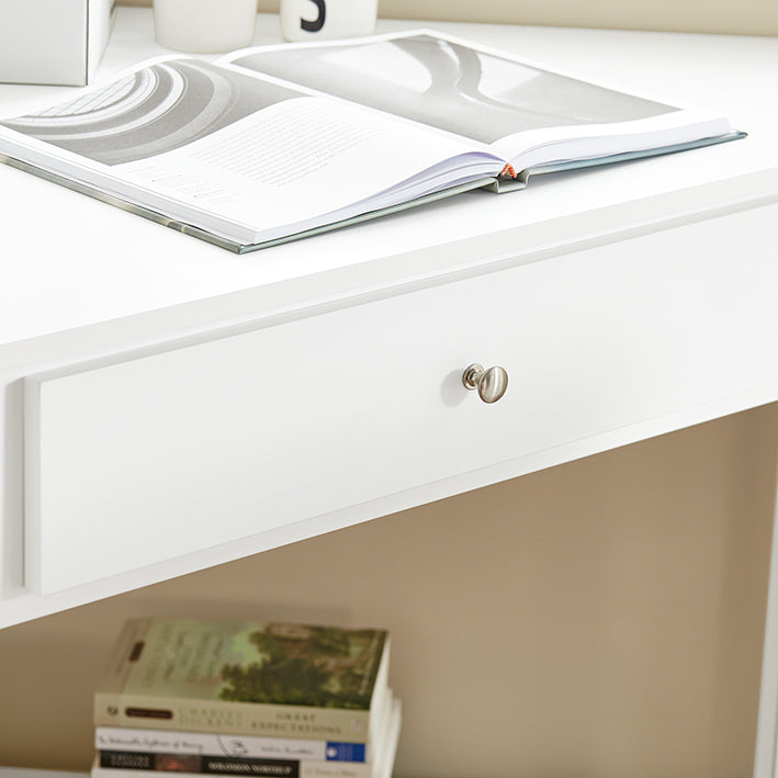 SoBuy | Bureau d'angle | Bureau | Blanc | FWT31-W