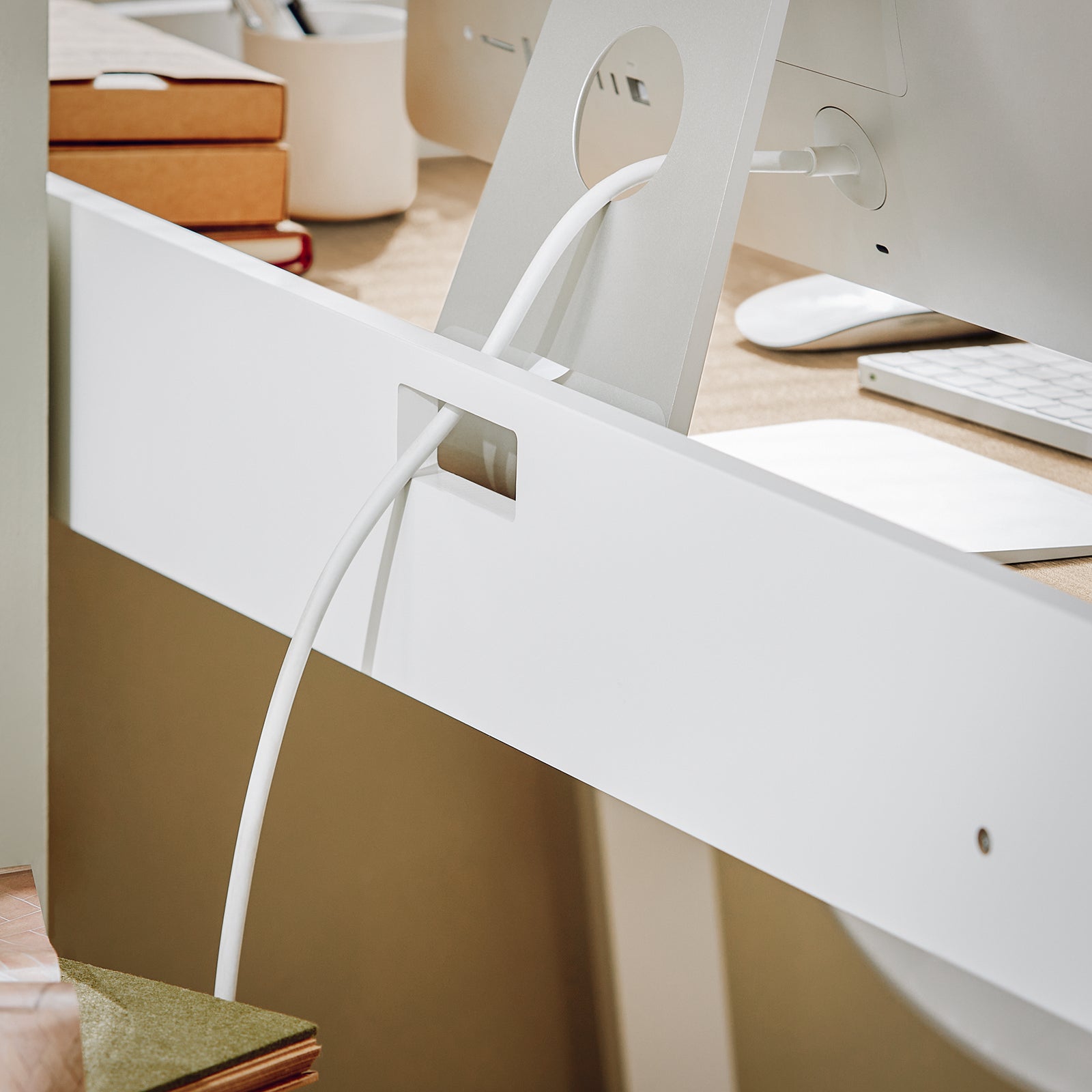 SoBuy | Schreibtisch | Bürotisch | Kinderschreibtisch | Weiß-Natur | FWT41-WN