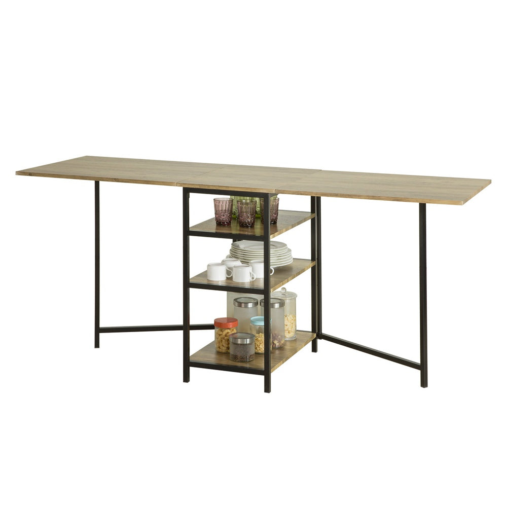 SoBuy | Tavolo da pranzo pieghevole | Tavolo da cucina | Tavolo in legno | Tavolo pieghevole | FWT62-N