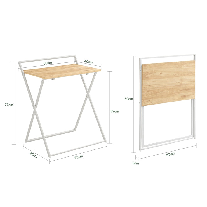 SoBuy | Scrivania pieghevole | Tavolo computer | Tavolo da lavoro | Home Office | FWT88-WN
