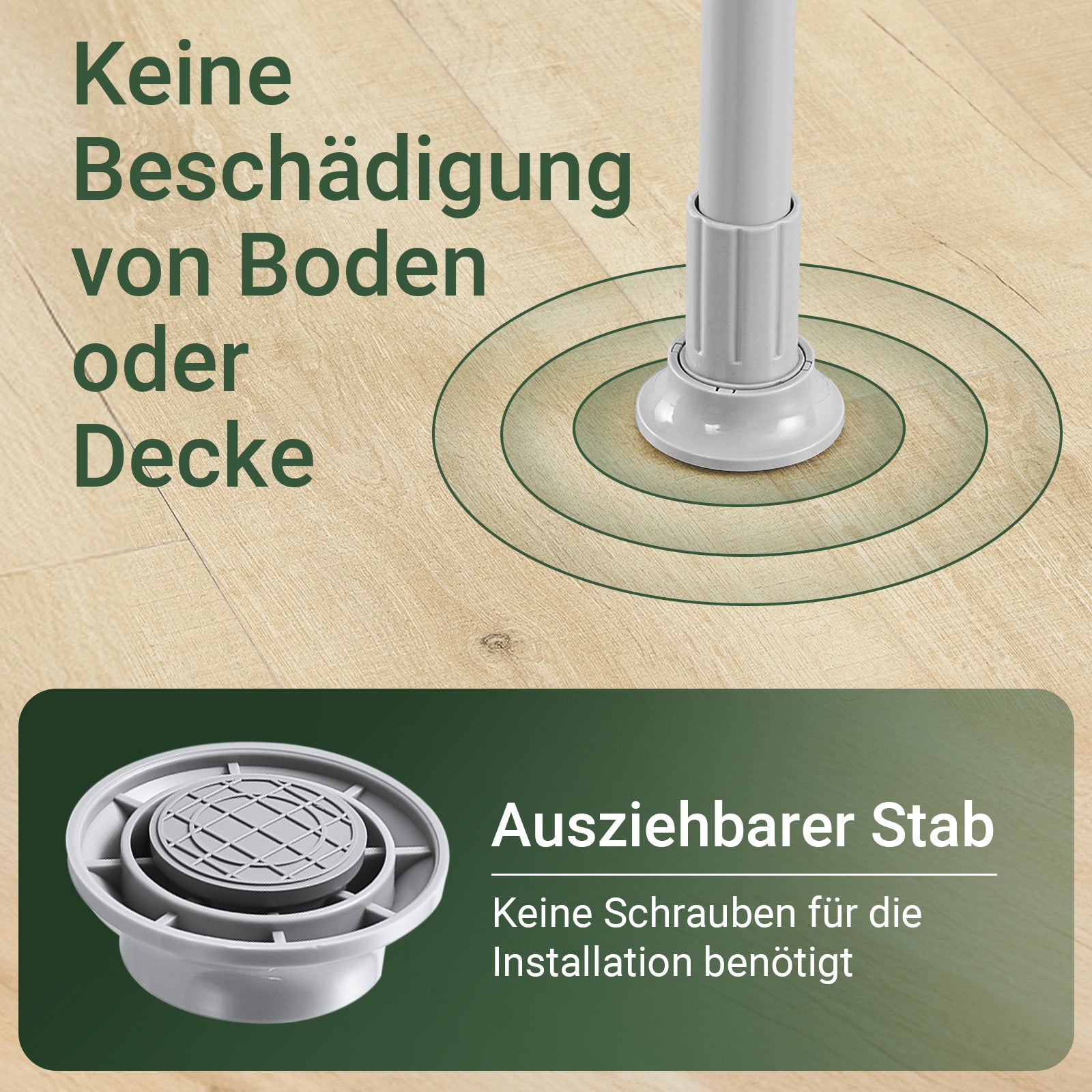 SoBuy | Tringle à vêtements télescopique | Système de penderie | Système d'étagères | Gris clair | KLS04-II-HG