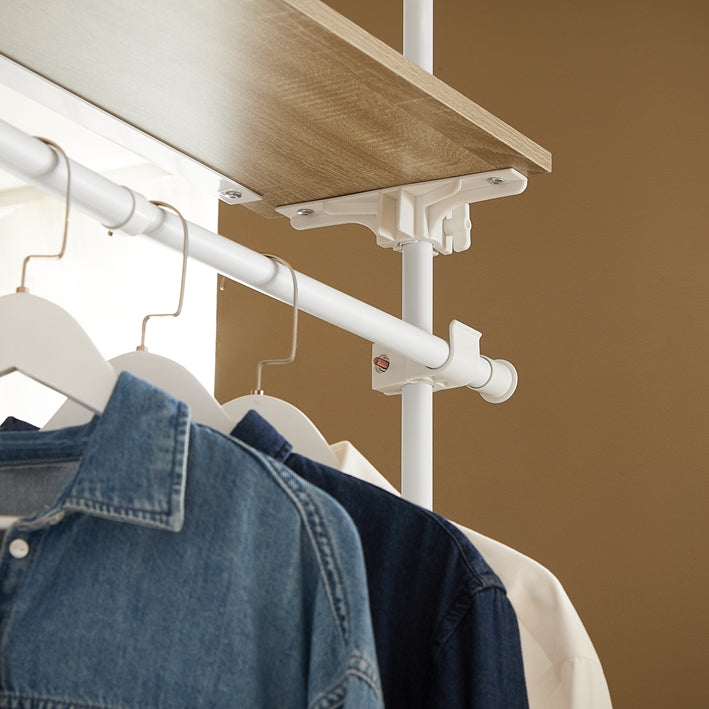 SoBuy | Teleskopstange Kleiderständer | Verstellbares Garderobenständer | KLS15-WN