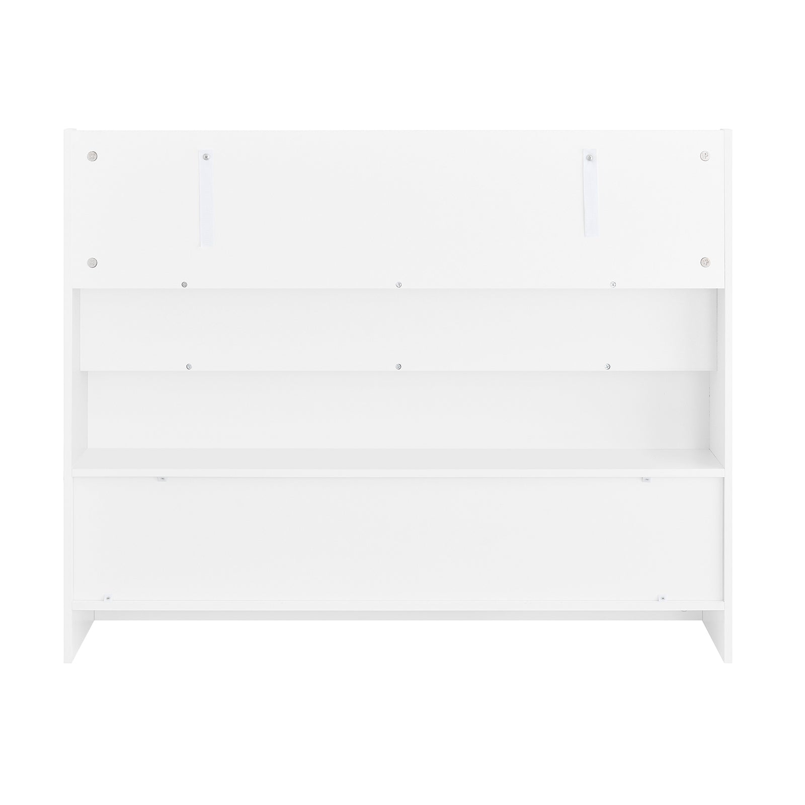 SoBuy | Étagère pour enfants | avec 3 compartiments de rangement | Étagère de rangement de jouets | Blanc & Pratique 100x80x30 | KMB118-W