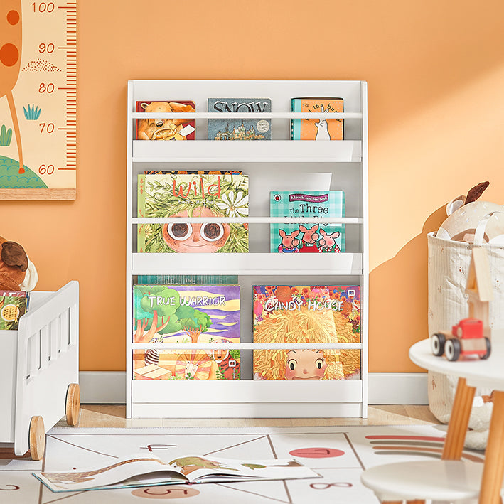 SoBuy | Étagère pour enfants | Étagère murale | Étagère de rangement pour enfants | KMB45-W