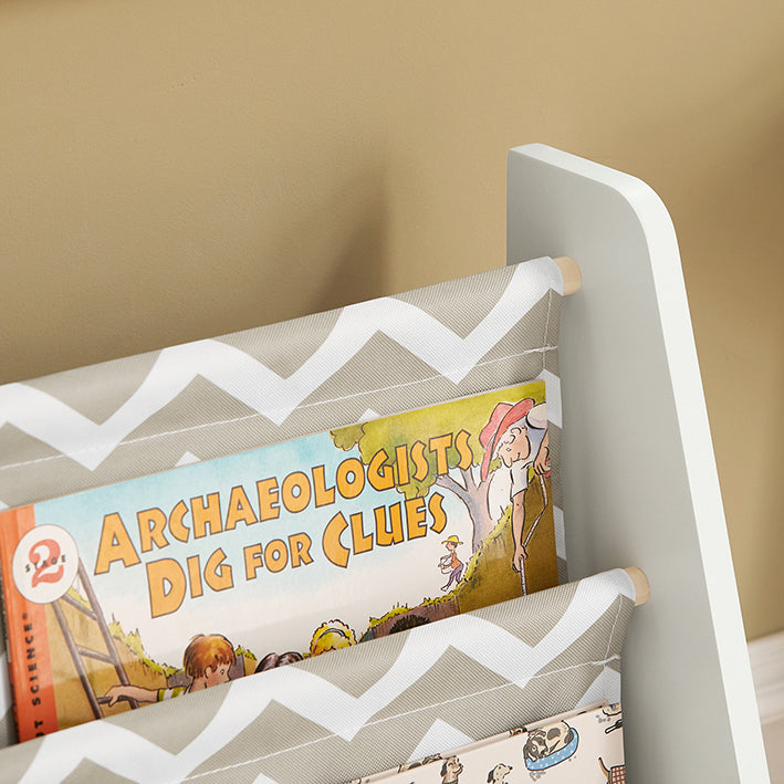 SoBuy | Étagère à Livres pour Enfants | Porte-revues | Étagère de Rangement pour Enfants | KMB50-HG