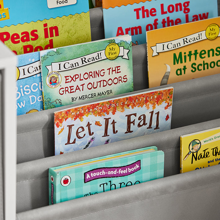 SoBuy | Étagère Enfant | Étagère de Rangement pour Jouets | Bibliothèque | Étagère de Rangement pour Enfant | KMB76-W