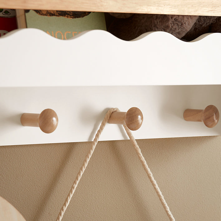 SoBuy | Étagère murale | Bibliothèque pour enfants | Armoire pour enfants avec rangement | KMB78-W