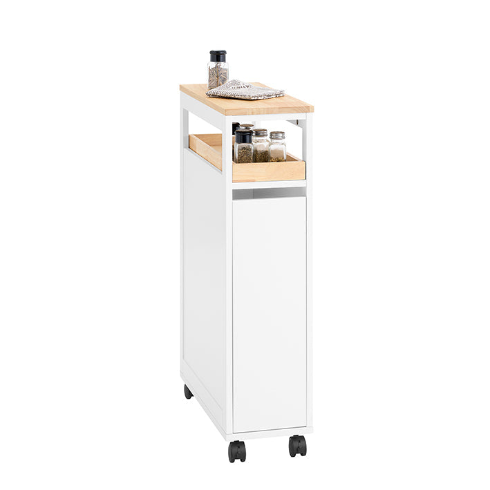 Prevendita | SoBuy | Carrello portaoggetti salvaspazio a 3 cassetti | Carrello da cucina stretto | Carrello per spazi ristretti | NSR11-WN